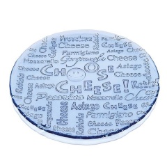 Блюдо, 32,5 см. голубое, I choose cheese IVV