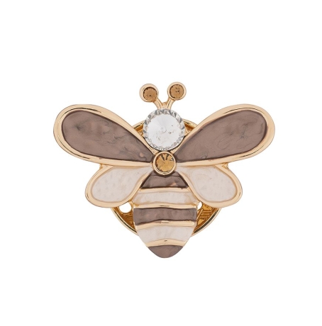 Брошь Пчела XZ1266.15 BR/G Shadore