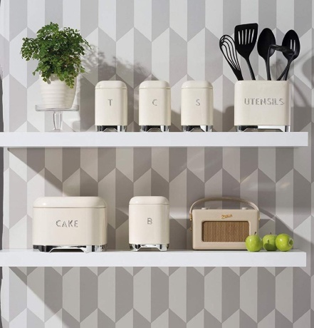 Ёмкость для хранения чая, 11,5х11,5х18,5 см. Lovello creamy Kitchen Craft