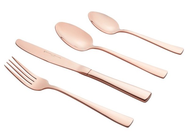 Набор столовых приборов Arden, цвет меди, 4 персоны, 16 предметов, Maxwell & Williams