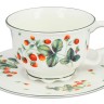 Чашка с блюдцем Земляника, 0,34 л. Carmani