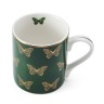 Кружка фарфоровая Butterflies Mikasa GREEN, 280 мл. Kitchen Craft