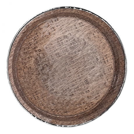 Поднос, 35 см. коричневый, ARGENESI INFINITY