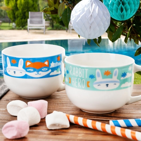 Набор детских чашек, 450 мл. 3 см. Go Hero Quid