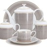 Чайный сервиз Мокко, 12 персон, 40 предметов, Emily