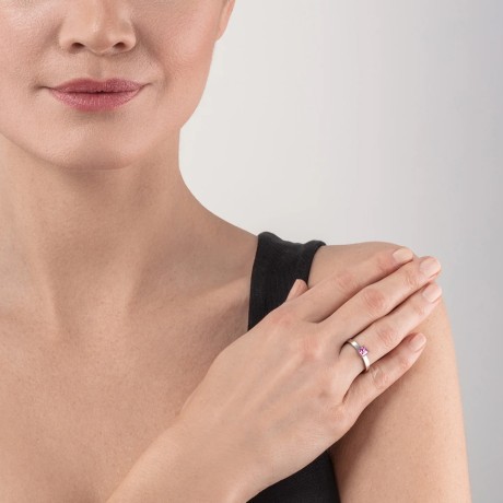 Кольцо Rose-Silver 18.5 мм