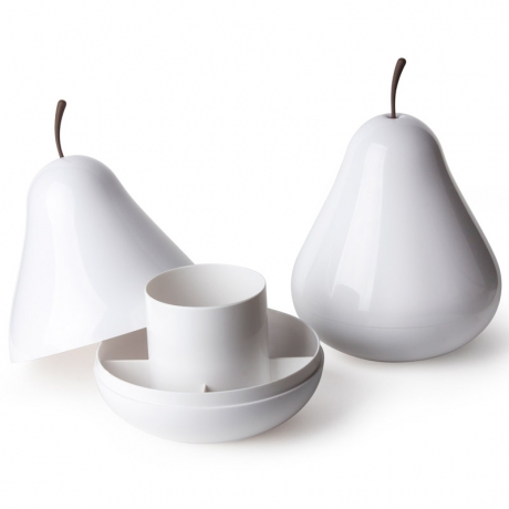 Органайзер Pear, белый, Qualy