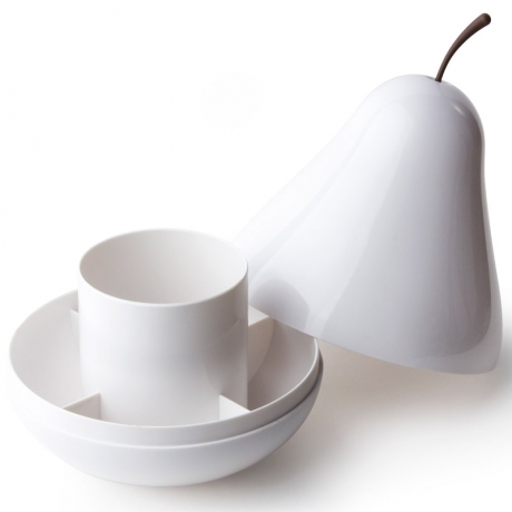 Органайзер Pear, белый, Qualy