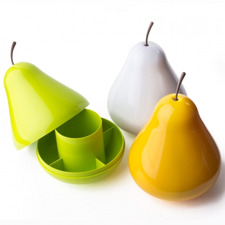 Органайзер Pear, белый, Qualy