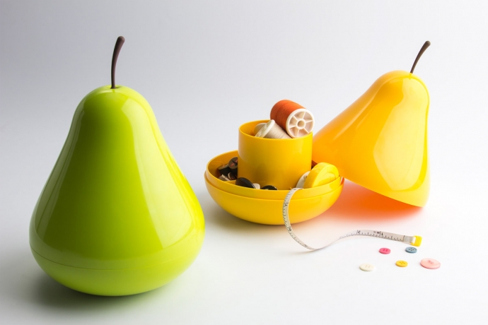 Органайзер Pear, белый, Qualy