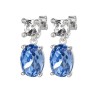 Серьги ANTONIA SS LIGHT BLUE/CRYSTAL Dyrberg Kern