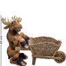 GG-4734-MF Фигура-кашпо "Садовник Лось" (Sealmark)