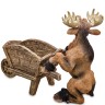 GG-4734-MF Фигура-кашпо "Садовник Лось" (Sealmark)