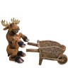 GG-4734-MF Фигура-кашпо "Садовник Лось" (Sealmark)