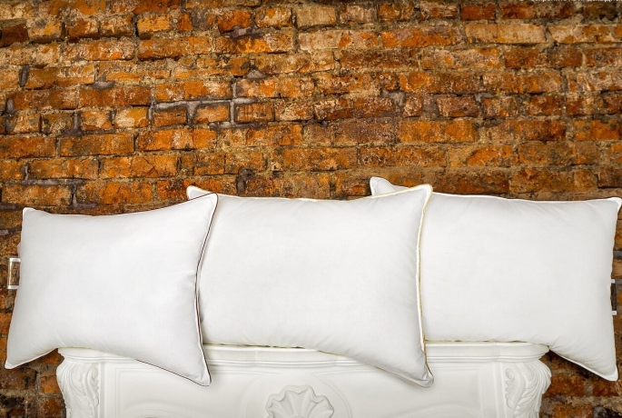 Подушка упругая полупуховая "Ружа", 50х68, из твилла, Natures