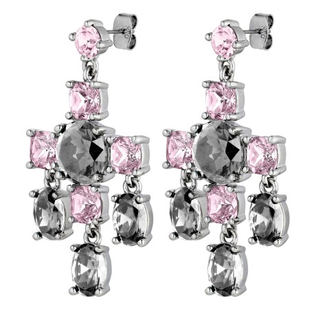 Серьги LEONORA SS GREY / VINTAGE ROSE