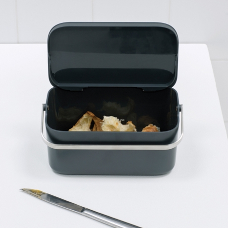 Контейнер для пищевых отходов, Темно-серый Brabantia