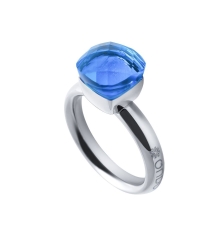 Кольцо Firenze sapphire 19 мм. 611715 BL/S Qudo