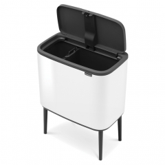 Мусорный бак Touch Bin Bo (11 л + 23 л), Белый Brabantia