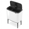 Мусорный бак Touch Bin Bo (11 л + 23 л), Белый Brabantia