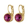 Серьги LOUISE SG AMETHYST Dyrberg Kern