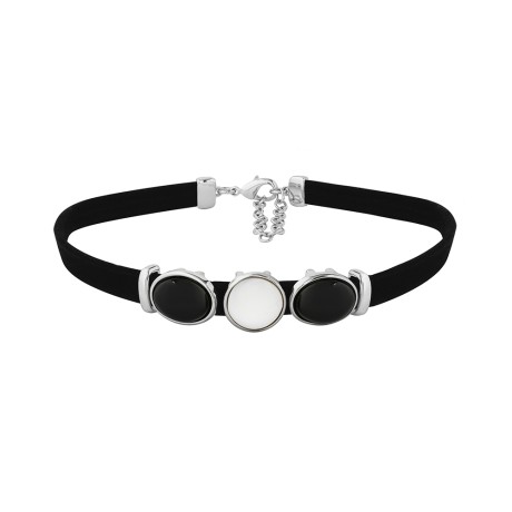 Чокер mother mosaic/black agate/tiger eye B0207.1.4.15 BW/S Possebon