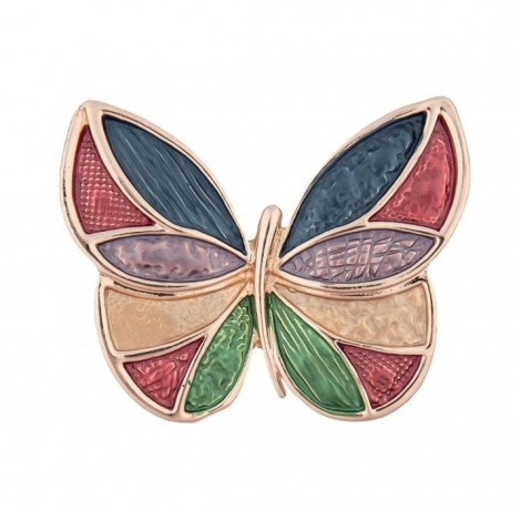 Брошь Бабочка XZ0871.27 M/RG Shadore