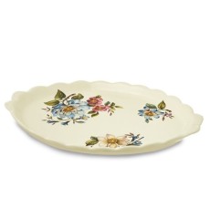 Блюдо овальное Petali di Primavera, 38х37 см. Nuova Cer