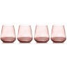 Набор стаканов для виски Opium, розовый, 0,45 л. 6 шт. Le Stelle