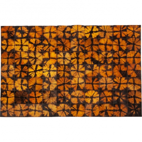 Ковер Batik, коллекция "Батик" 240*1*170, Коровья шкура, Оранжевый