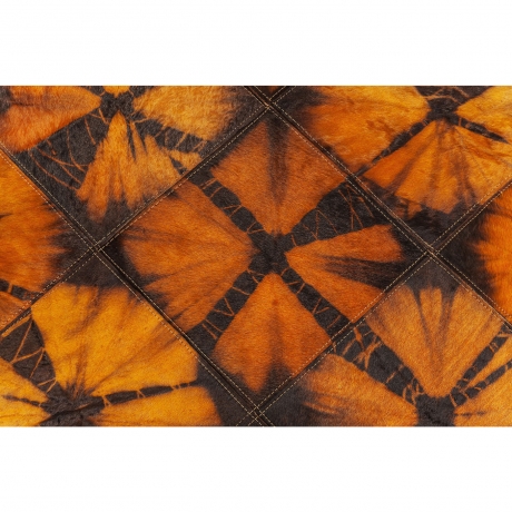 Ковер Batik, коллекция "Батик" 240*1*170, Коровья шкура, Оранжевый
