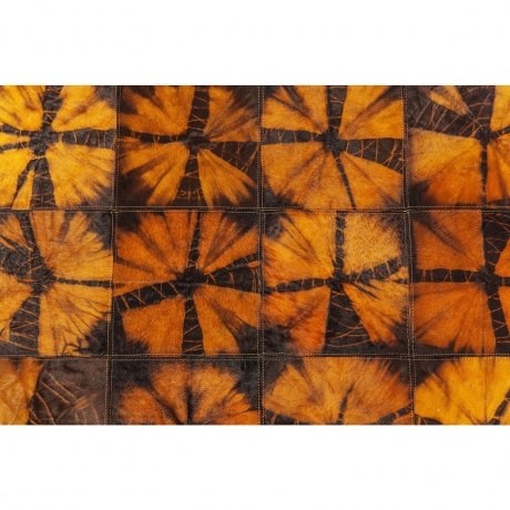 Ковер Batik, коллекция "Батик" 240*1*170, Коровья шкура, Оранжевый