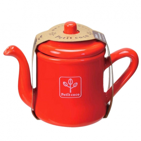 Набор для выращивания мяты и петрушки Petit-coco Чайничек красный