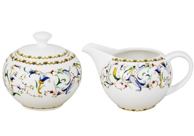 Набор: сахарница + молочник Шампань, IMARI