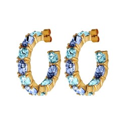 Серьги GRETIA SG AQUA BLUE