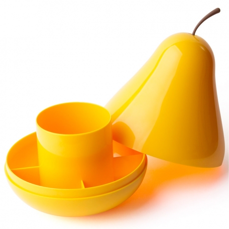 Органайзер Pear, желтый, Qualy