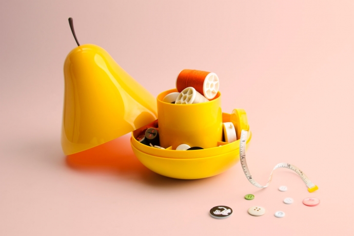 Органайзер Pear, желтый, Qualy