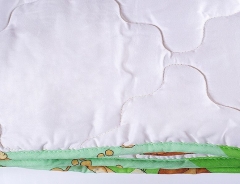 Одеяло всесезонное для детей с бамбуком в хлопковом чехле "Бамбуковый медвежонок", 100х150 см. Natures