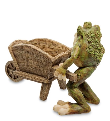 GG-4735-MF Фигура-кашпо "Садовник Лягухин" (Sealmark)