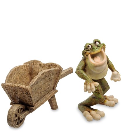 GG-4735-MF Фигура-кашпо "Садовник Лягухин" (Sealmark)