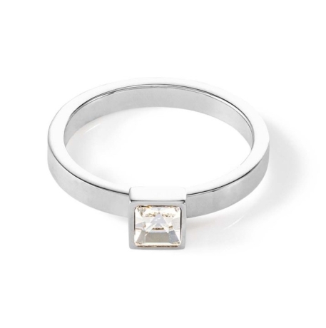 Кольцо Crystal-Silver 18.5 мм 0501/40-1817 58 Coeur de Lion