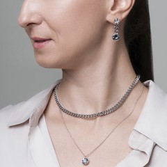 Серьги Silver Night