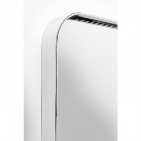 Зеркало Curve, коллекция "Дуга" 80*120*5, Сталь, Зеркальное стекло, Серебряный