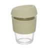 Стакан для кофе с силиконовой крышкой Eco Life 330 мл. зеленый, D'casa