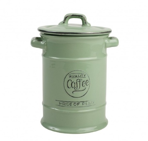 Ёмкость для хранения кофе, 11,5x11,5x18 см. Pride of Place Old Green T&G
