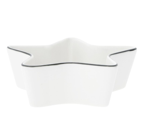 Пиала, 13x 4 см. Star Black Edge Bastion Collections