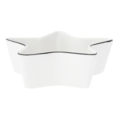 Пиала, 13x 4 см. Star Black Edge Bastion Collections