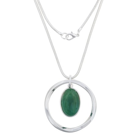 Колье GREEN AVENTURINE LN5132 G/S Fiore Luna