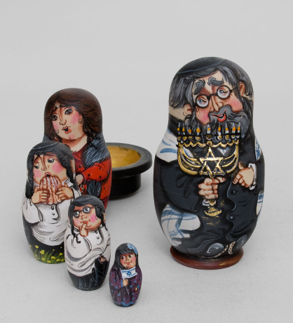 МР-13/ 2 Матрешка 5м "Еврей в шляпе"