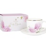 Чашка с блюдцем, 230 мл. Pink Peonies ASHDENE